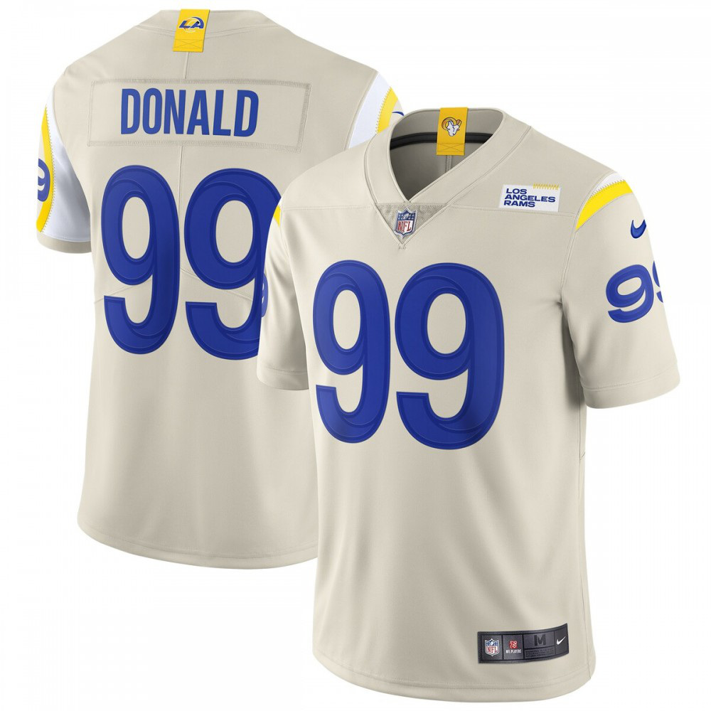 Aaron Donald Los Angeles Rams Nike Vapor Limited Jersey - Bone-Profan Arena